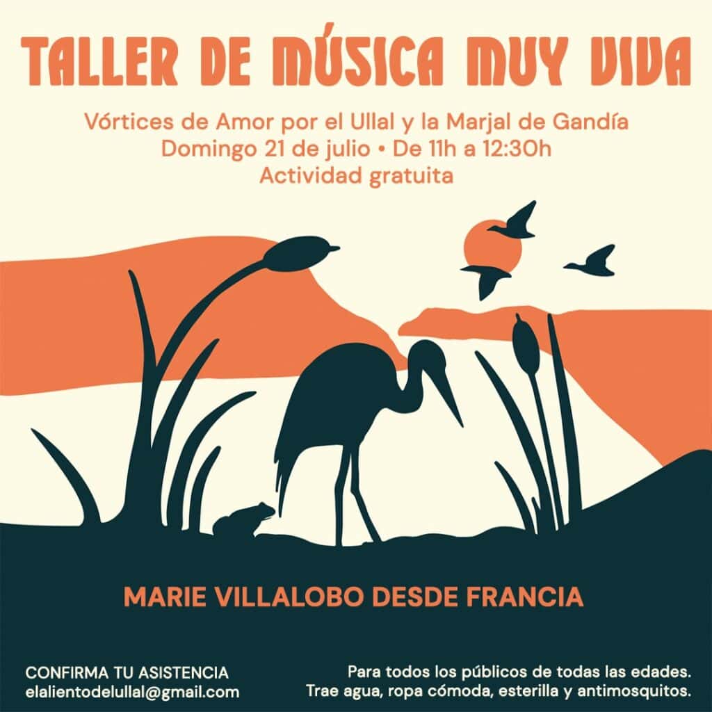 Ullal de la perla gandía marjal humedal stop glamping